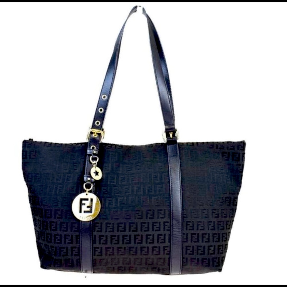 Fendi Zucca Pattern Shoulder Bag